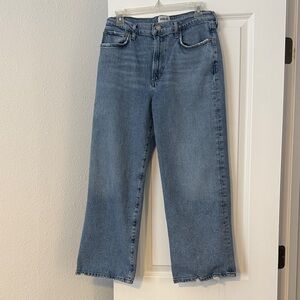 Agolde Harper Wide Leg Ankle Jeans